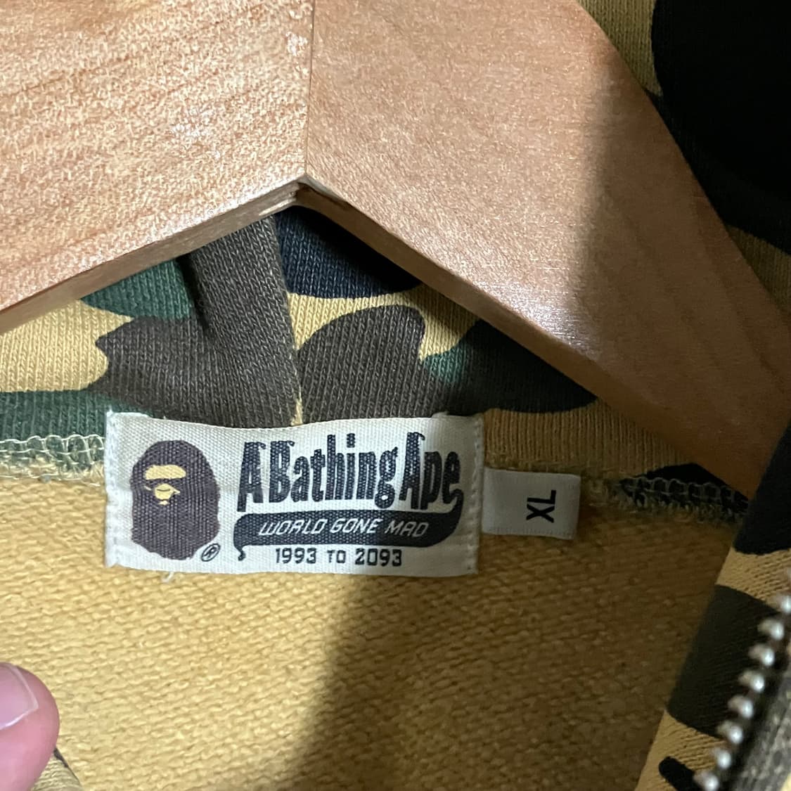 베이프 샤크 후드집업 (황계) 상품이미지5