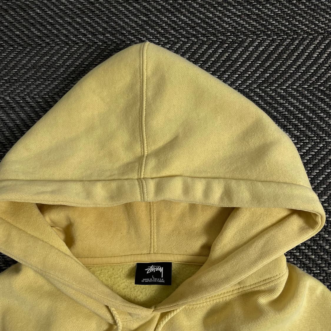 스투시 베이직 빅로고 박시핏 후드 티셔츠y 3050 상품이미지6