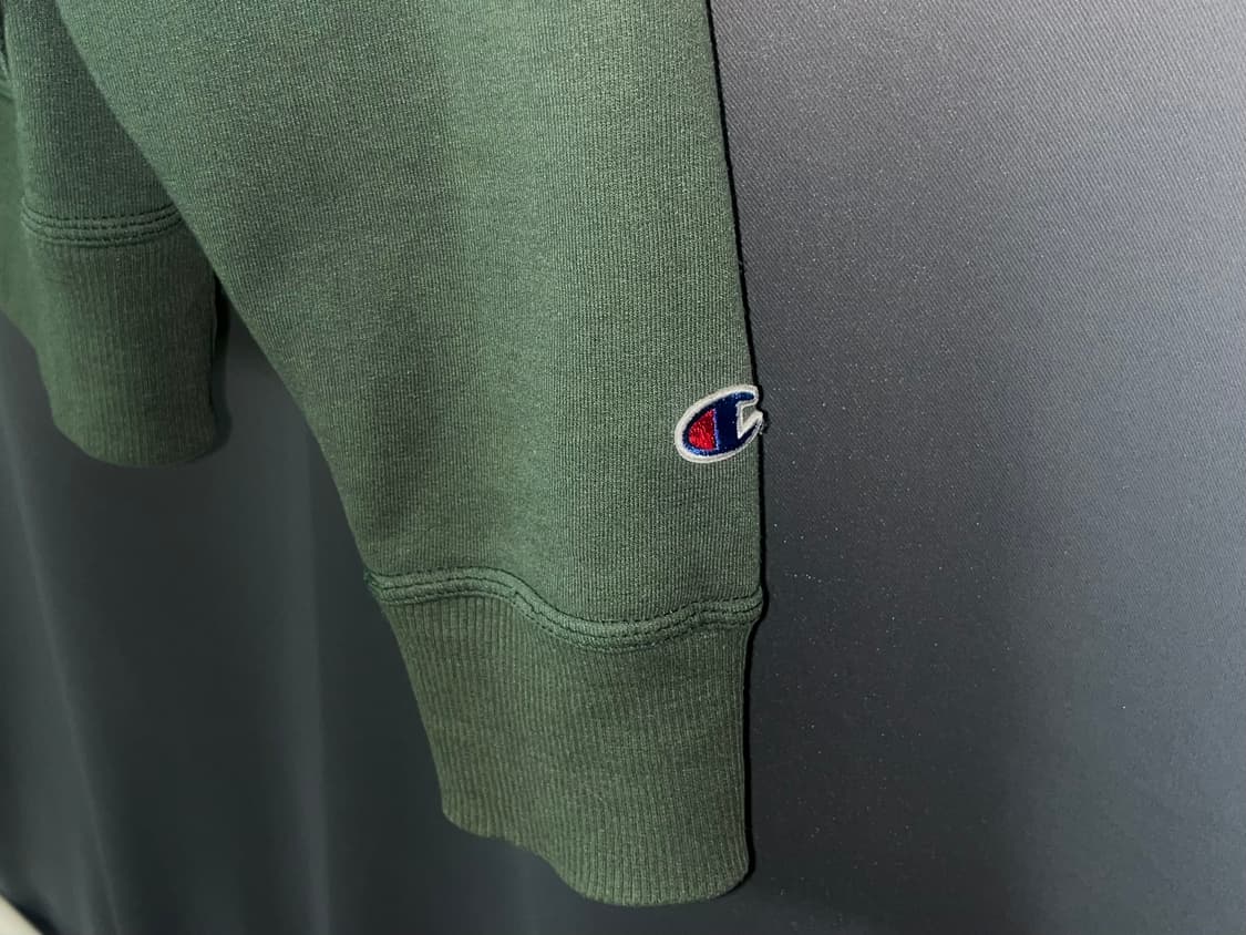 챔피온 풀집업 후드티 그린 상품이미지4