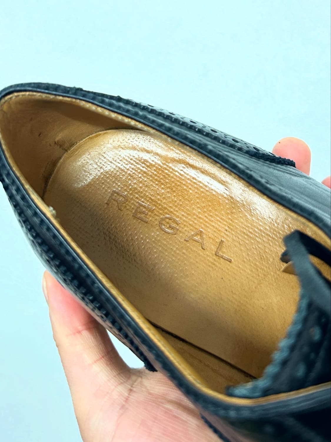 JPN 리갈 블랙 윙팁 구두 265 상품이미지5