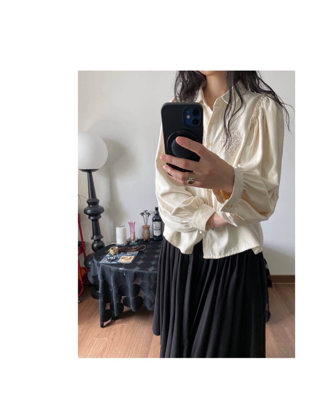 puff sleeve blouse 상품이미지5