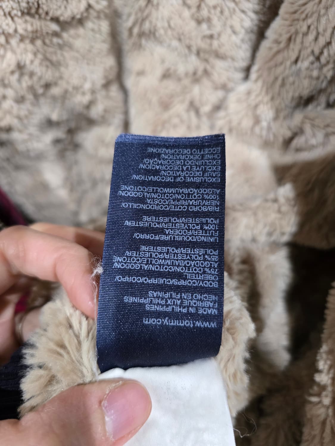 타미힐피거 체크 봄버 자켓 레드 상품이미지8