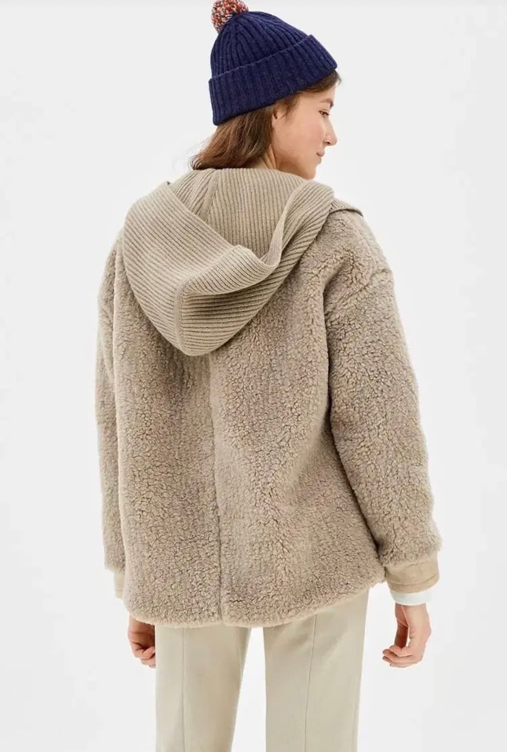 SJSJ 에스제이 한섬 소희 뽀글이 덤블 여성 점퍼 자켓 상품이미지2