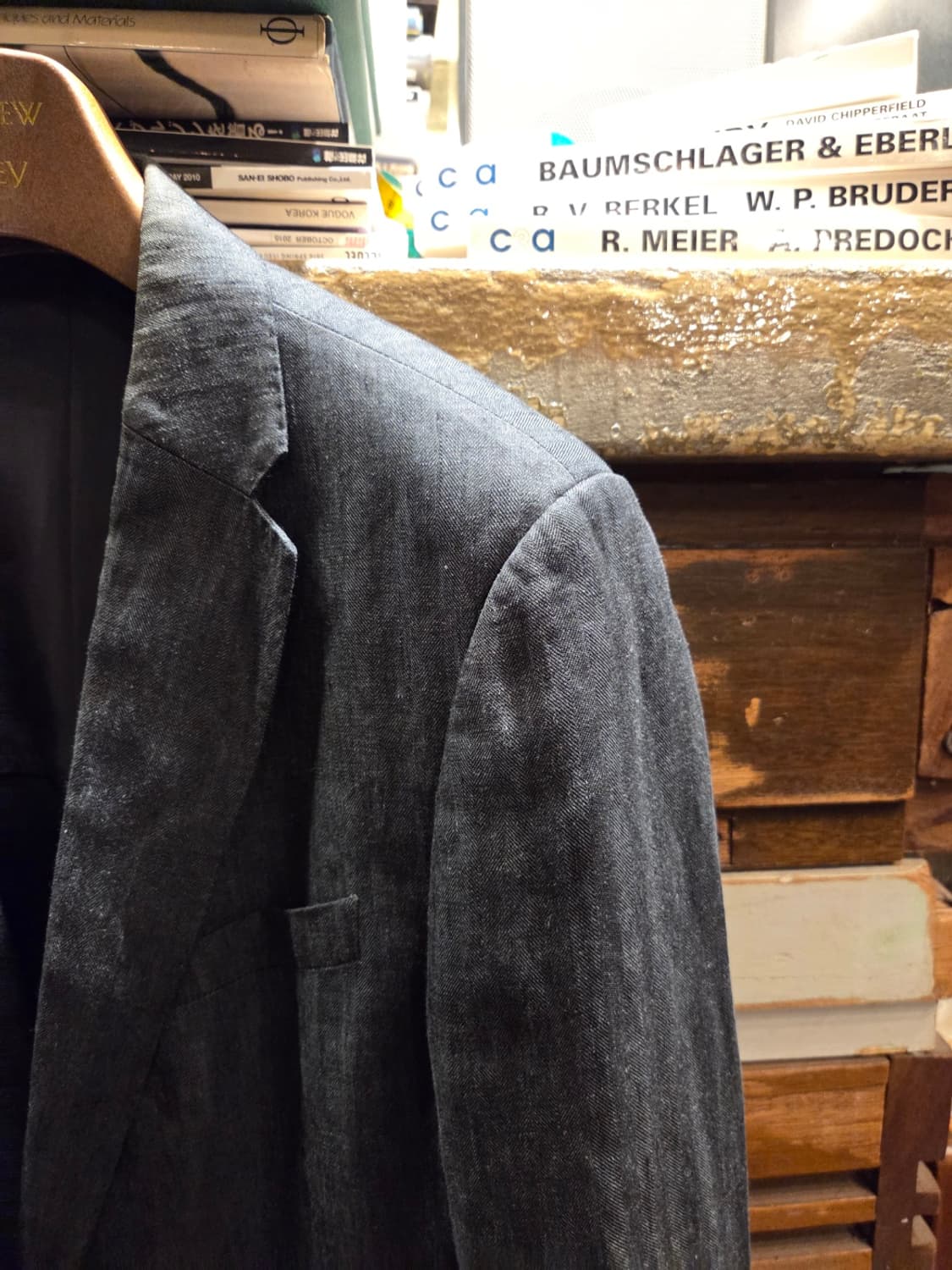 아르마니 꼴레지오니 린넨자켓 상품이미지3