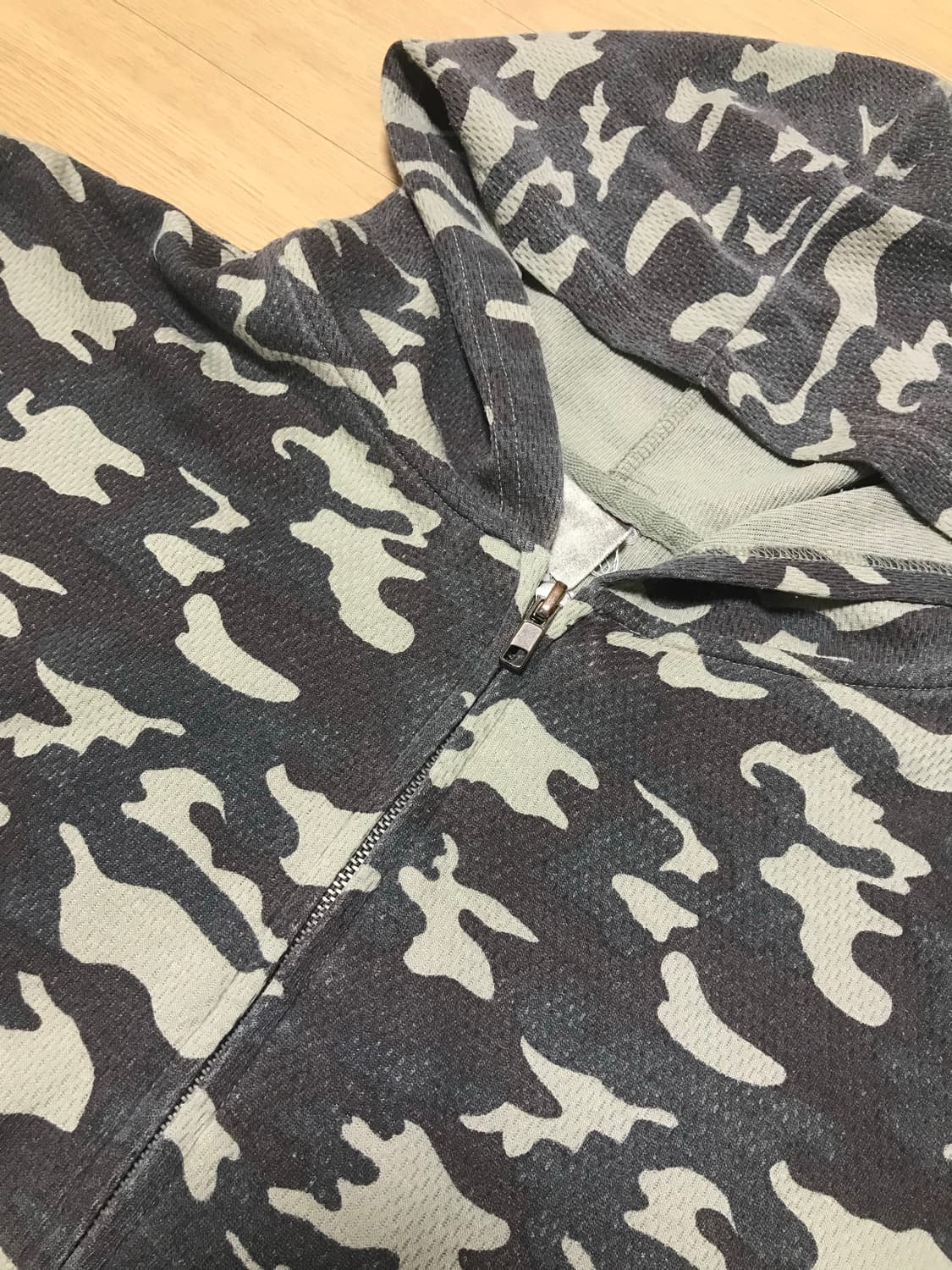 빈티지 카모 후드집업 상품이미지2