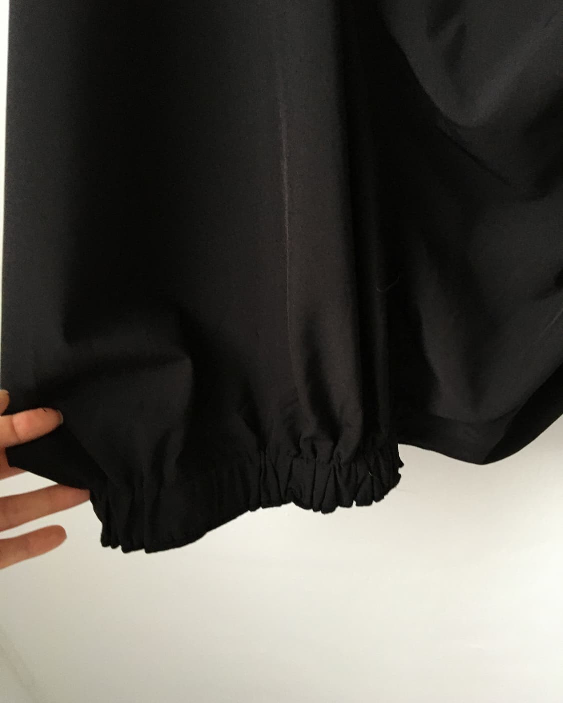 Shirring unbalanced hood coat 상품이미지5