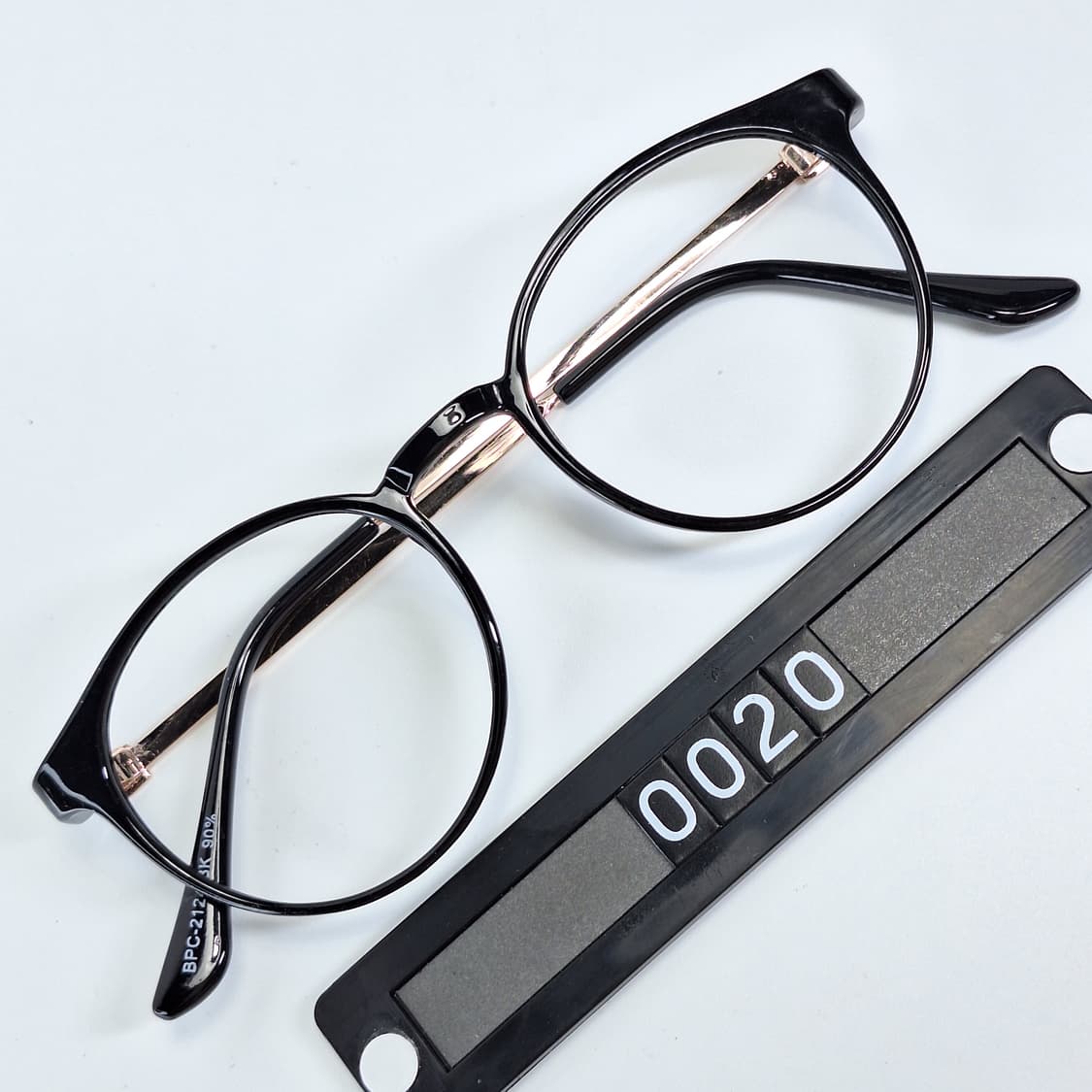 일본 수입 3coins BPC-2124 블랙 골드 보스턴 안경테 패션 상품이미지1