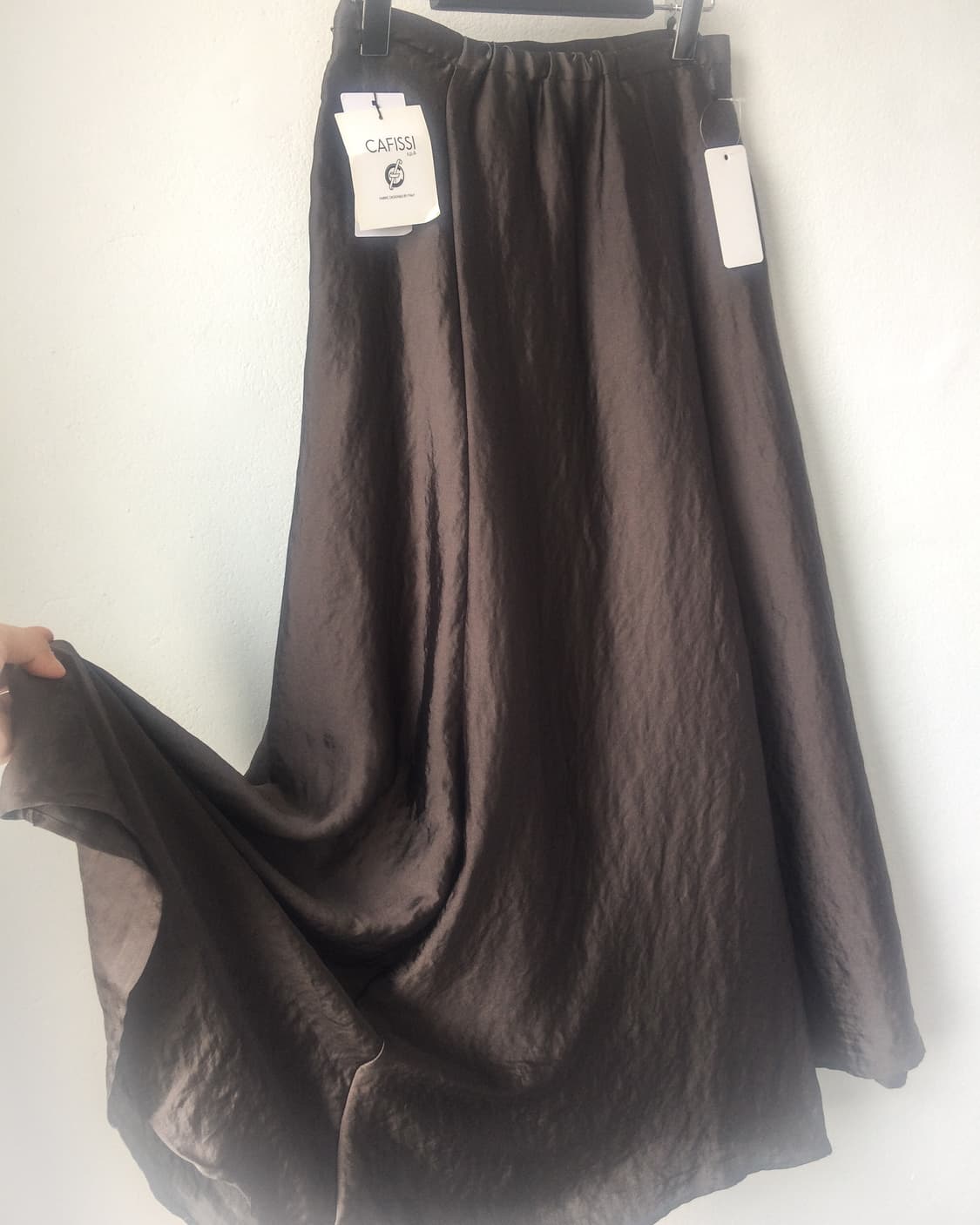 Glossy long skirt 상품이미지2