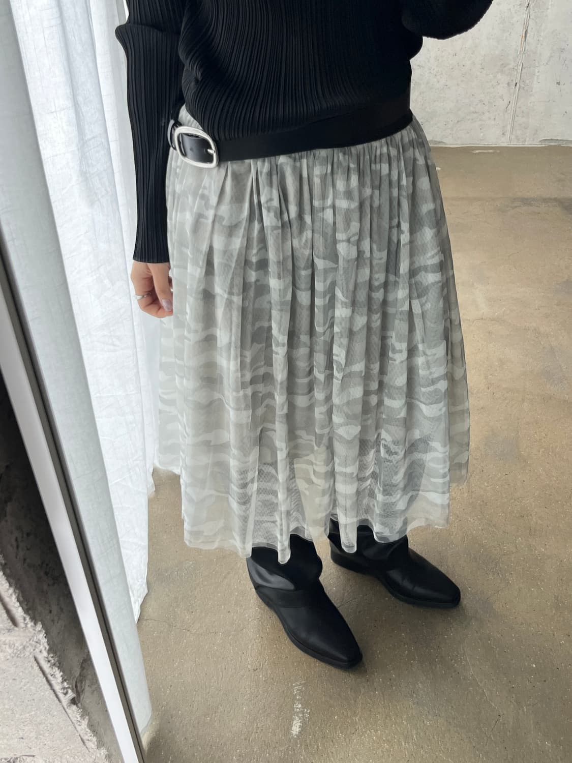 더블 튤 스커트 라이트 카모플라쥬 상품이미지1