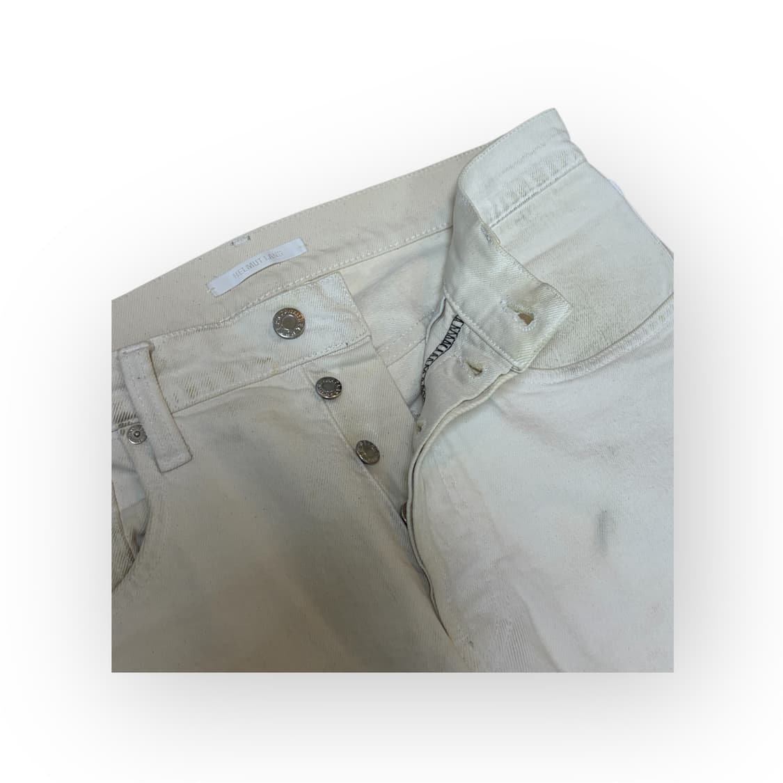 Helmut Lang White Denim (Made in Italy) 상품이미지4