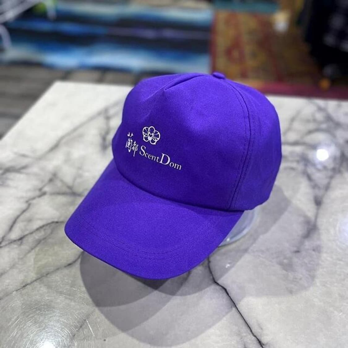 빈티지 네온 퍼플 캡  상품이미지1