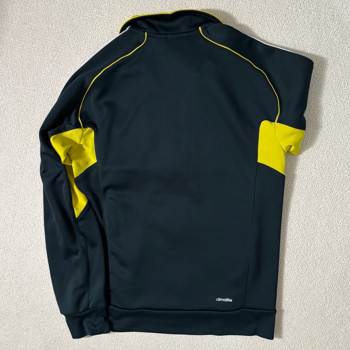 아디다스 네이비 네온 포인트 스몰로고 져지 상품이미지4