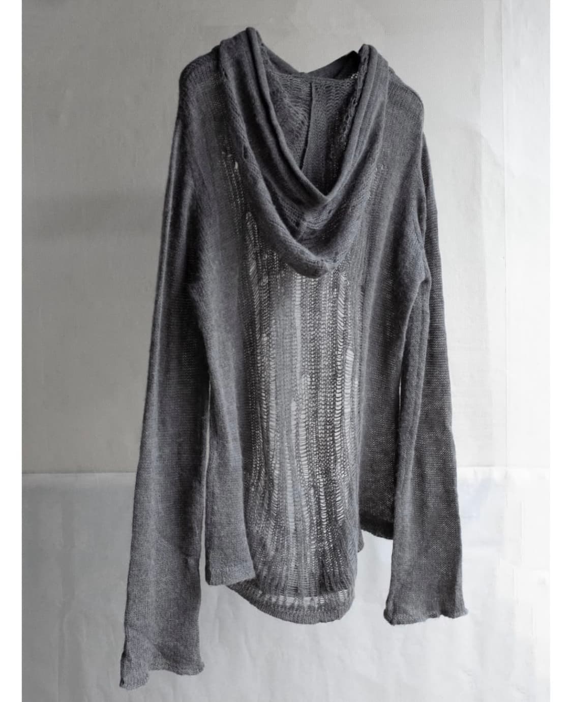 알파카 후드 니트 상품이미지2