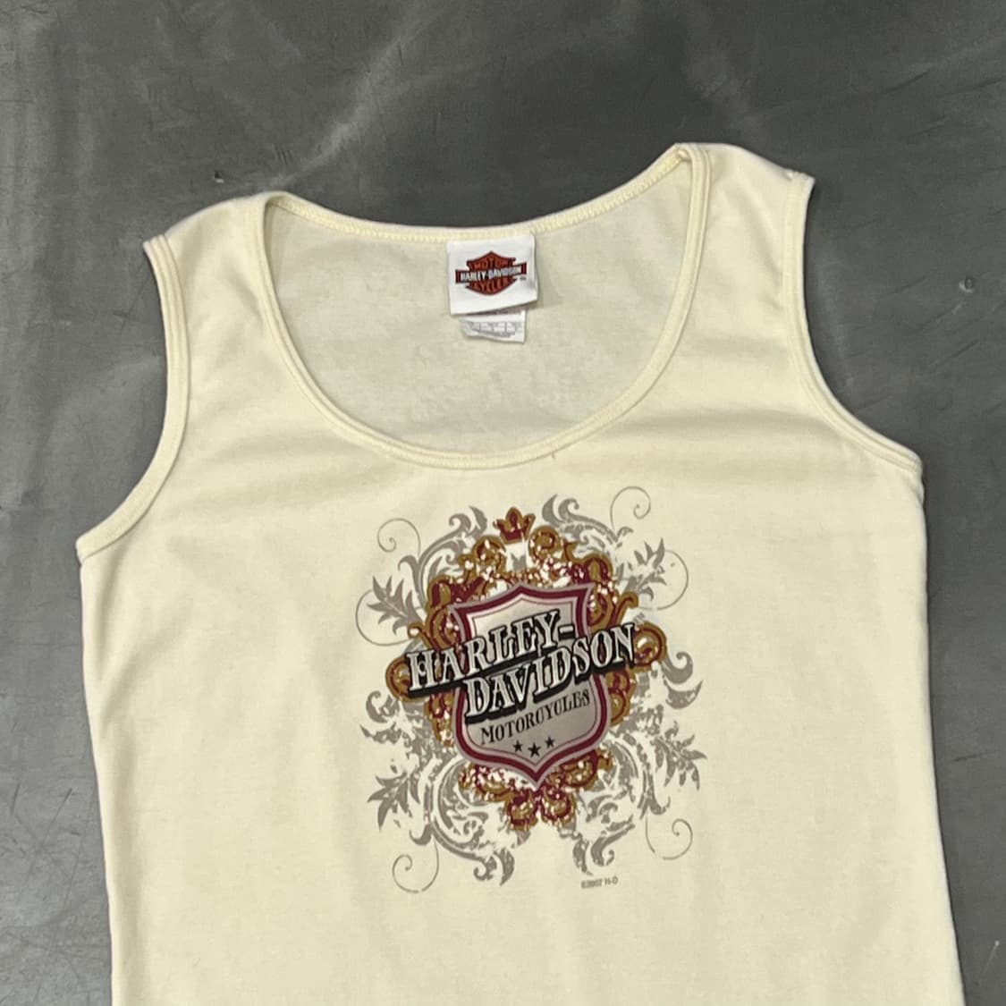  할리데이비슨 프린팅 슬리브리스 y15730 상품이미지3