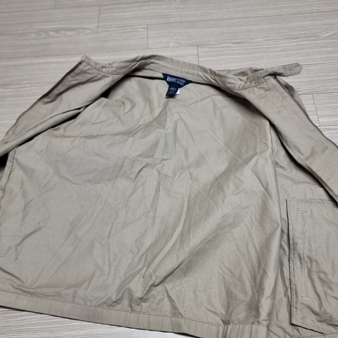 빈티지 랜즈앤드 베이지색 면자켓 점퍼(44) 상품이미지3