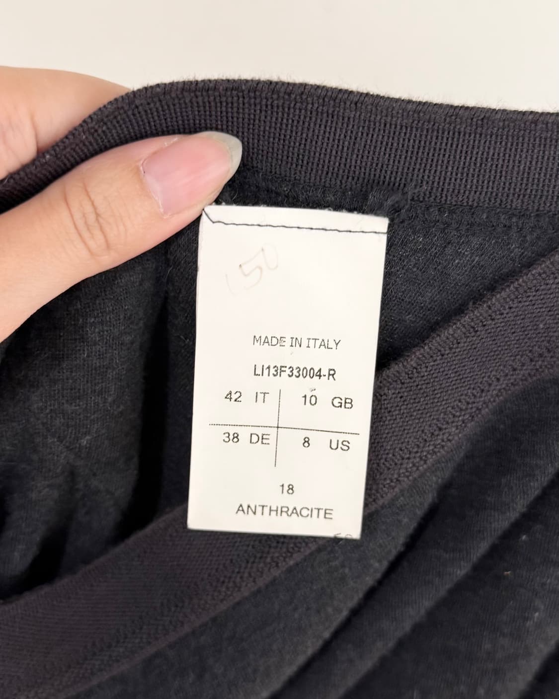 릭 오웬스 릴리즈 블랙 러치드 미디스커트 상품이미지8