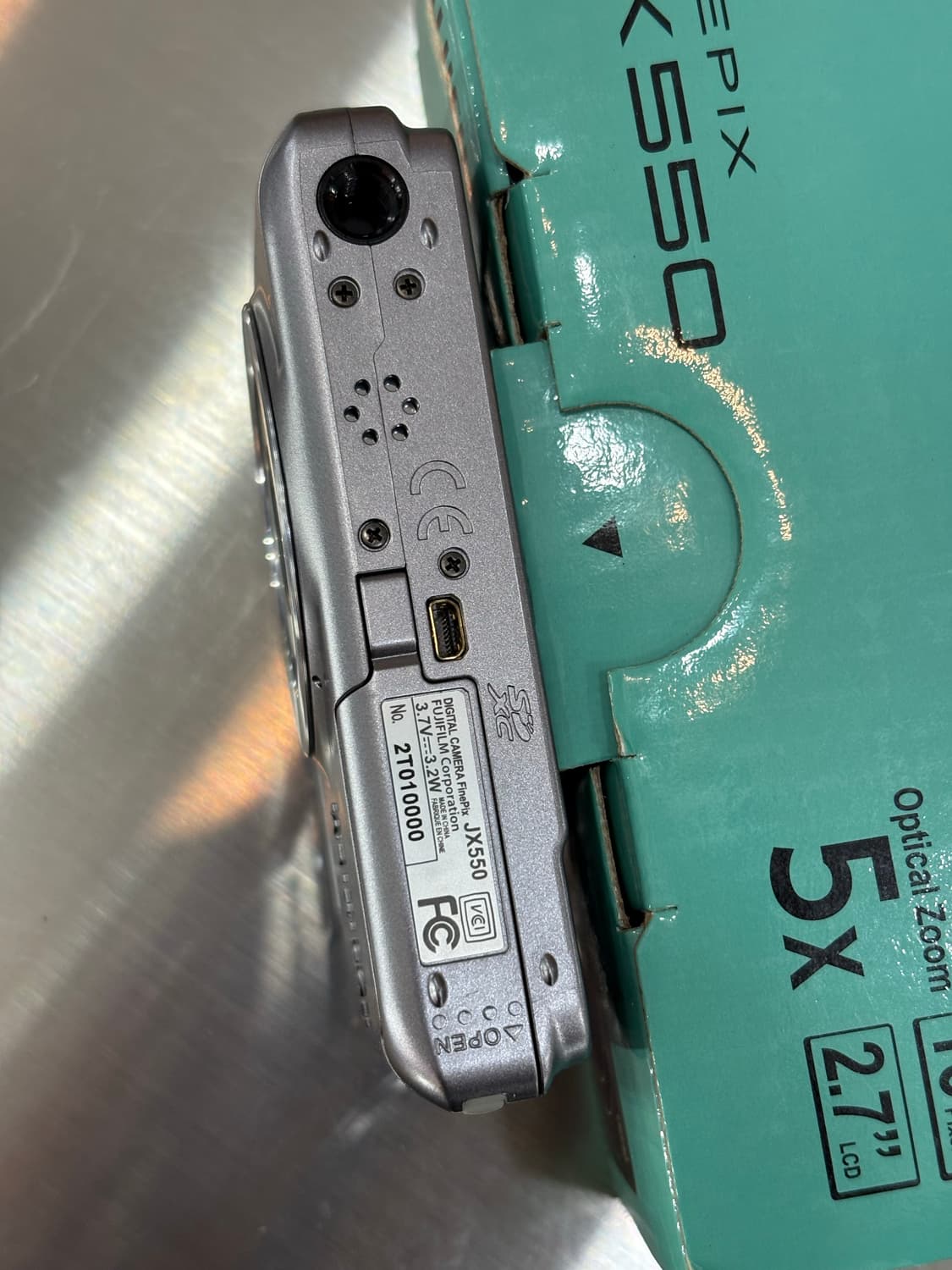 한글/날짜표시/박스O)후지필름 파인픽스 JX550 실버 빈티지디카 상품이미지7