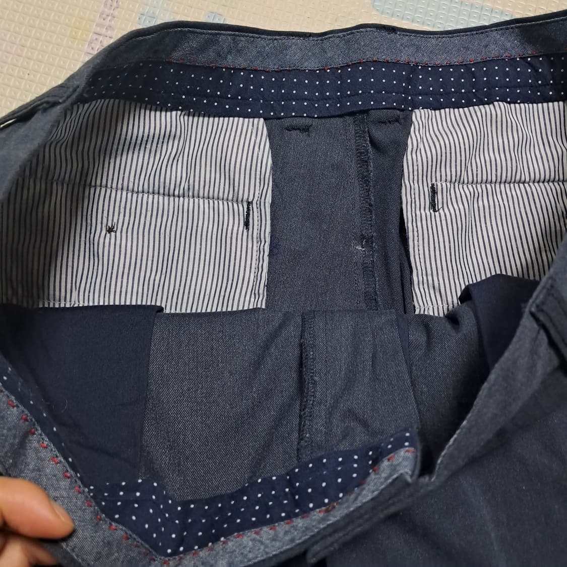 헤지스 남성 바지 네이비 92 상품이미지7