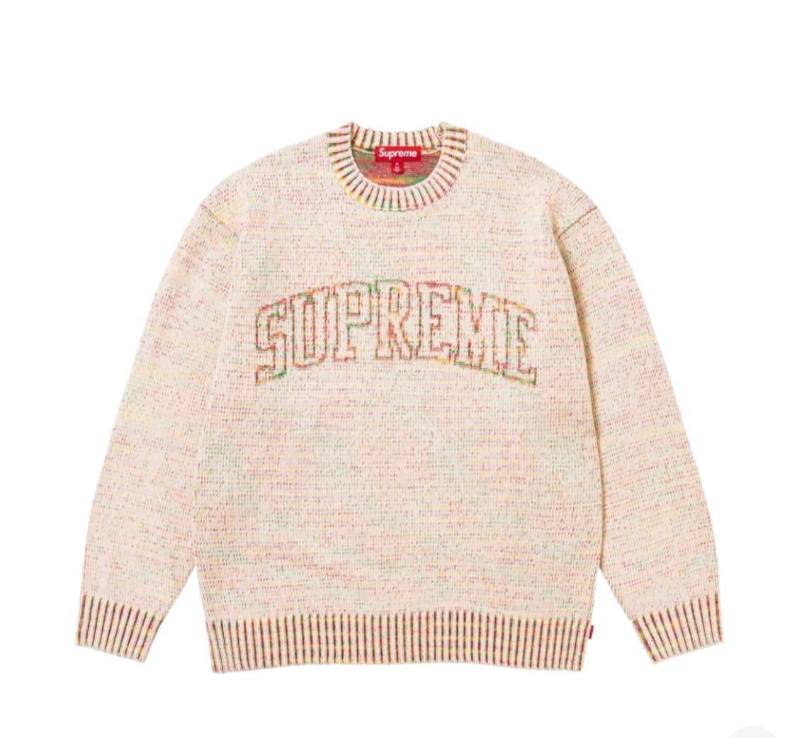 슈프림 콘트라스트 아크 스웨터 화이트 - 24SS 상품이미지1