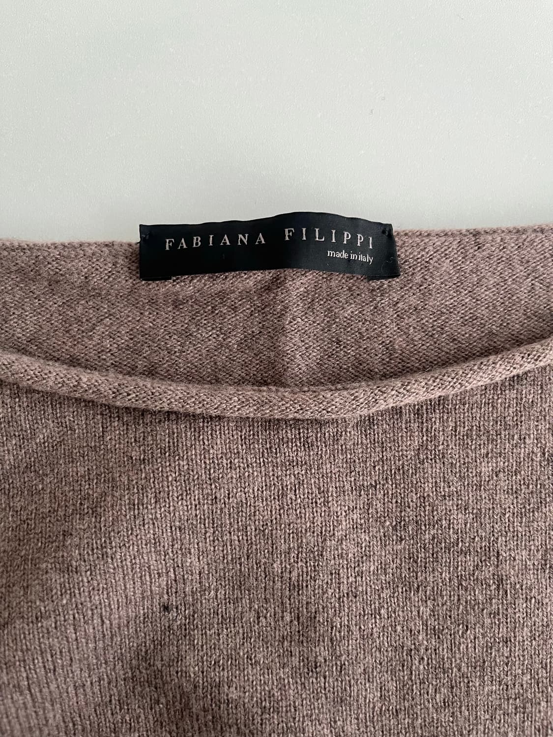 S) 파비아나 필리피 캐시미어 블렌드 니트 브라운 상품이미지4