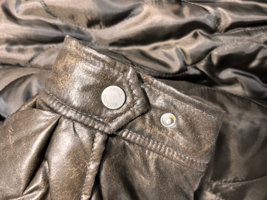 로맨틱 크라운 봄버 자켓 브라운 상품이미지5