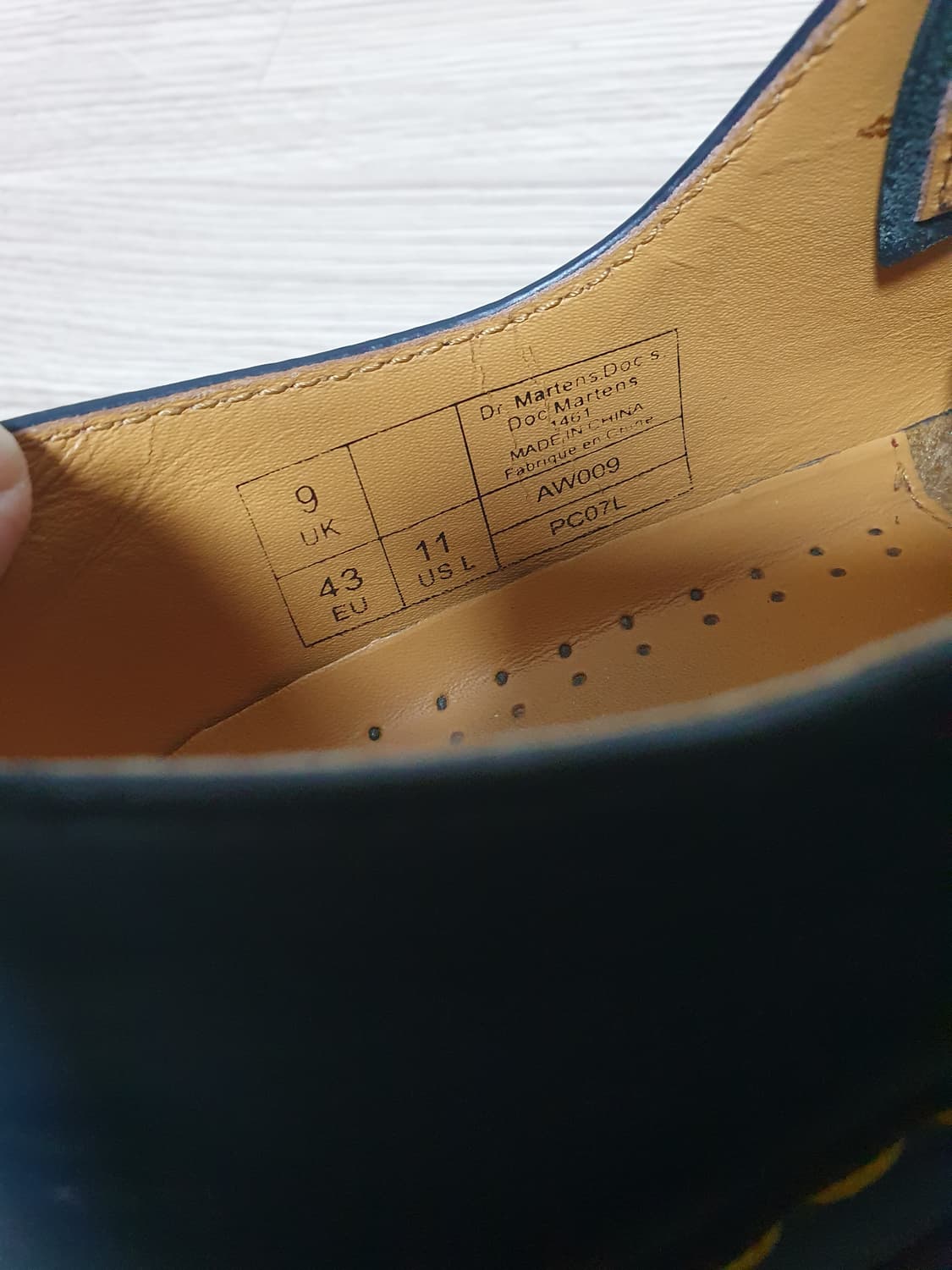 닥터마틴 1461 네이비 로퍼 280 상품이미지10