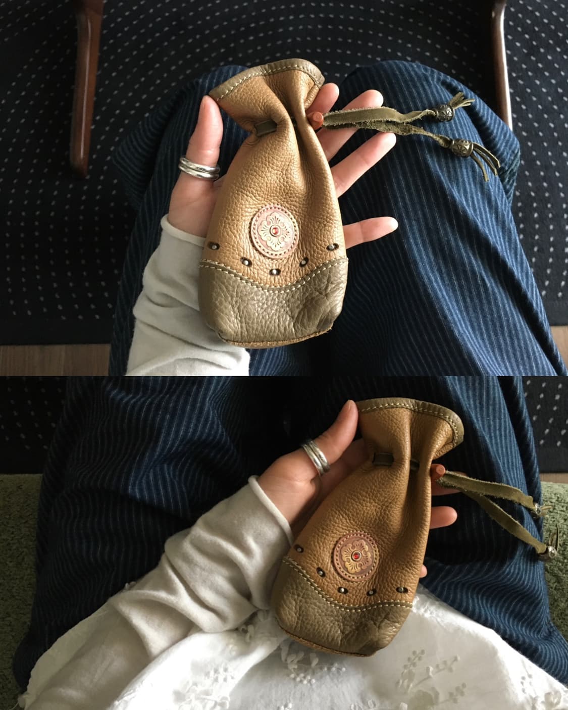  [hand made] leather pouch bag 상품이미지9