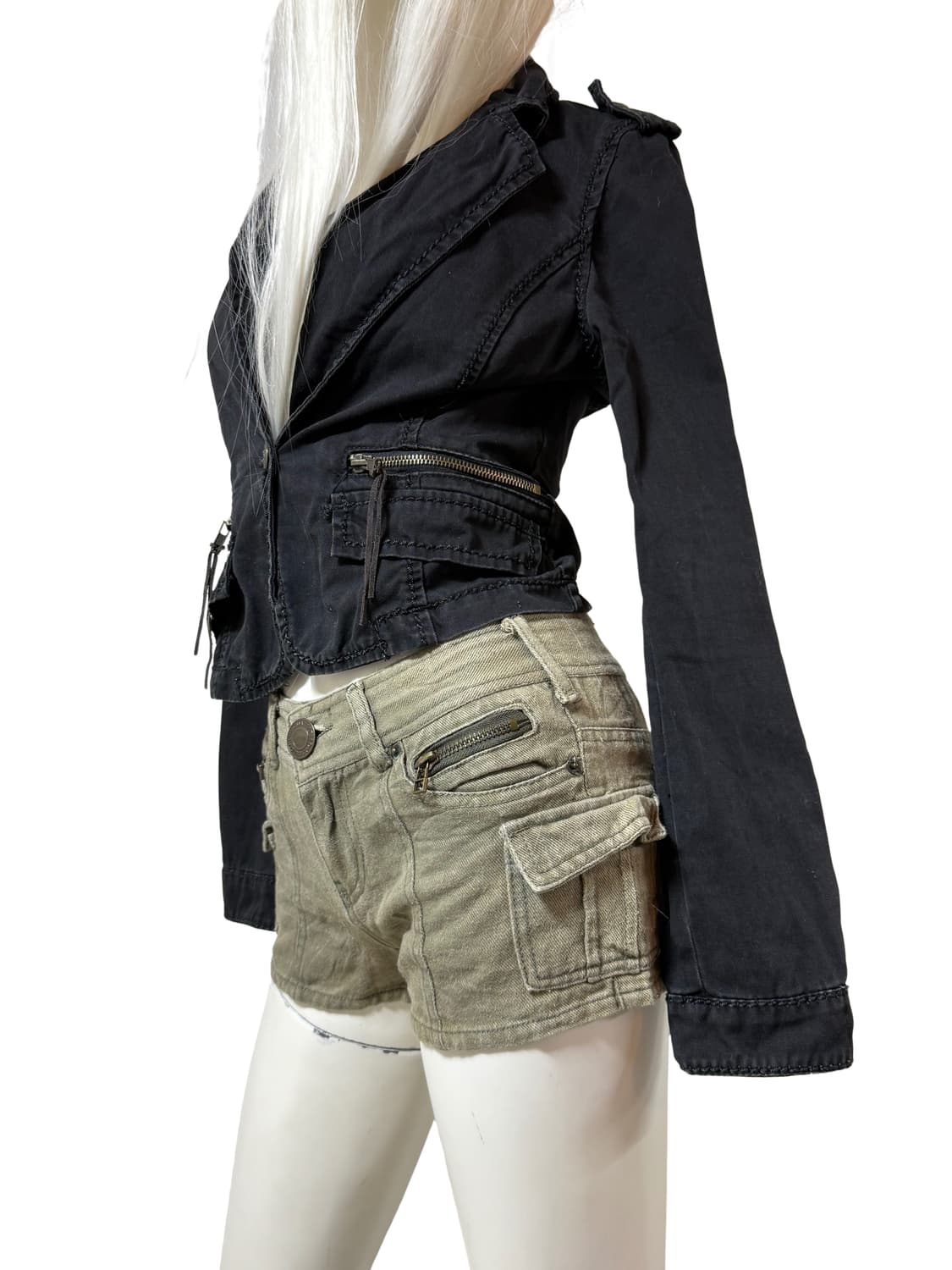 빈티지 갸루맛 숏츠 상품이미지1