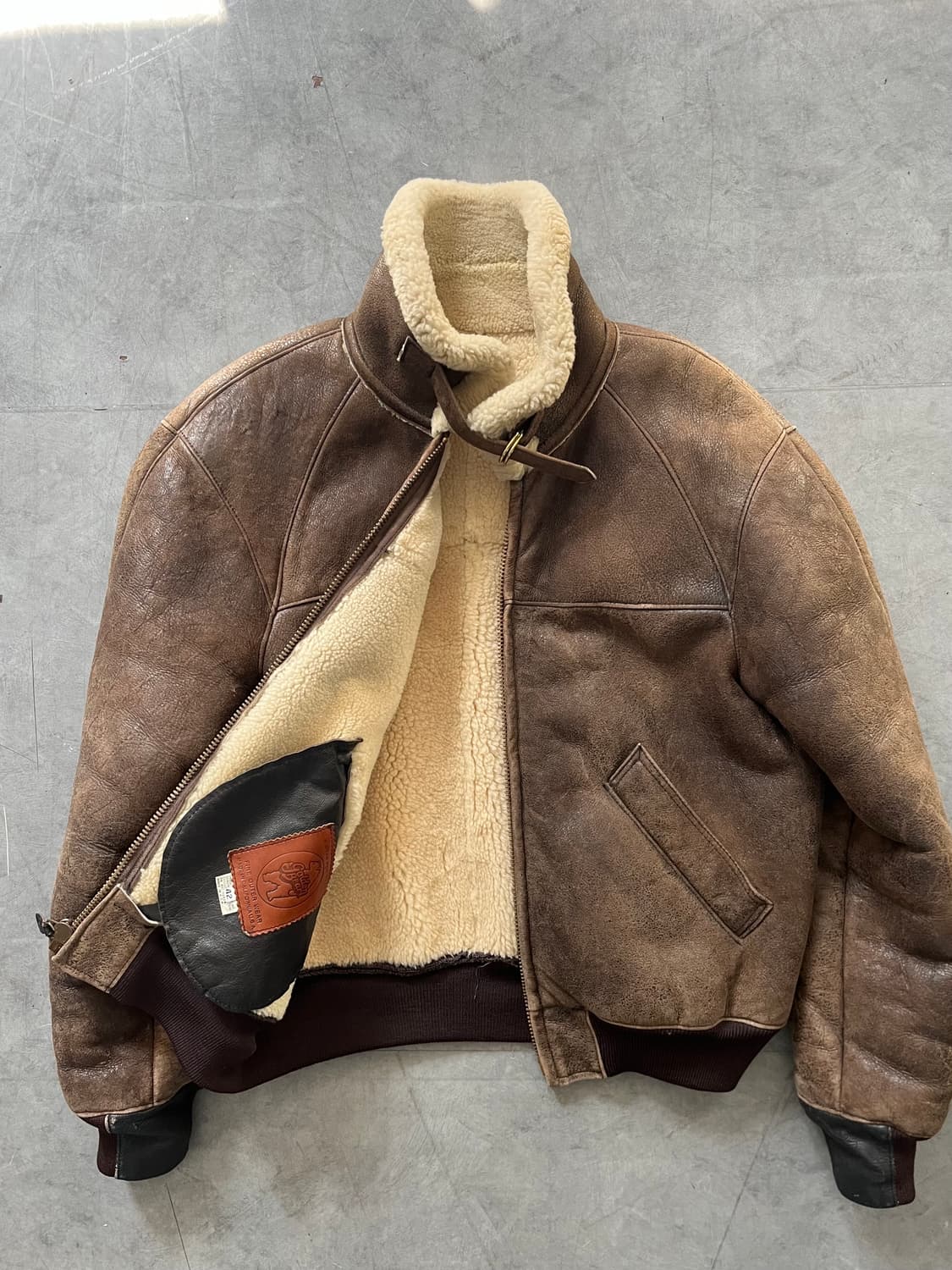 Golden Bear 골든베어 B-6 쉐어링 무통 자켓 상품이미지7