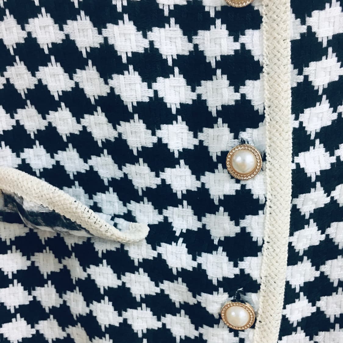 [새제품] 엔바이플러스 체크자켓 상품이미지5