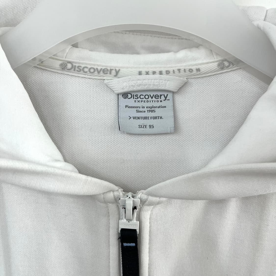 디스커버리 익스페디션 화이트 베이직 후드집업 상품이미지7