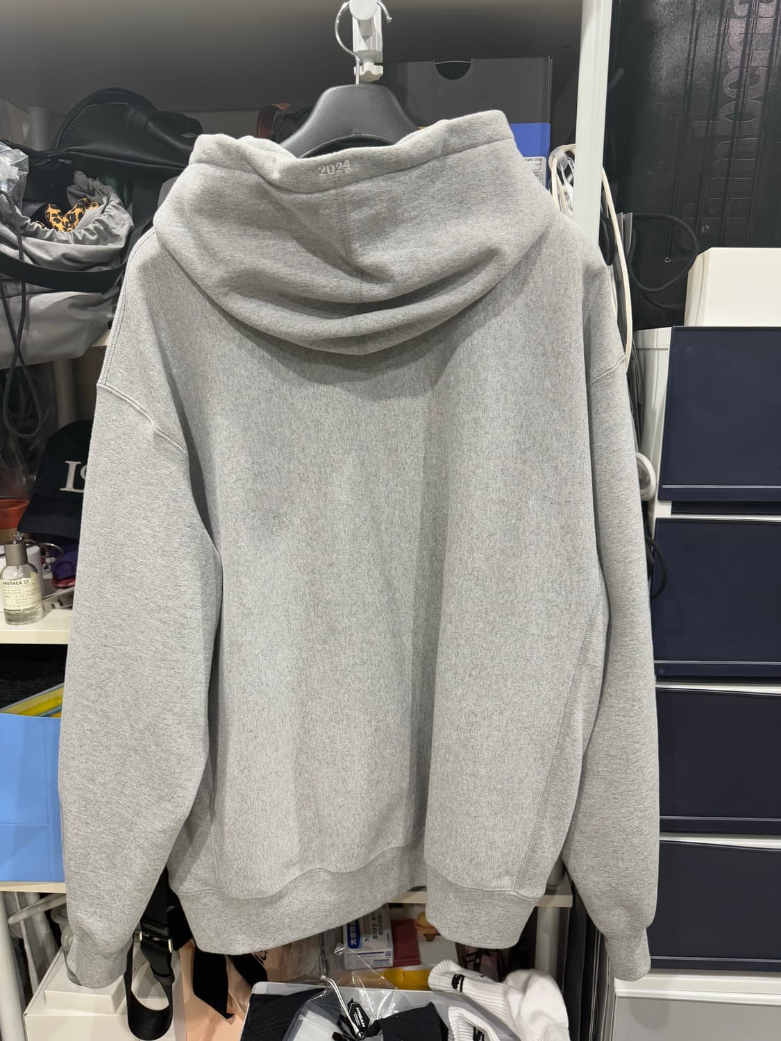 [XXL] 슈프림 박스로고 후드 스웨트셔츠 헤더 그레이 - 24FW 상품이미지9