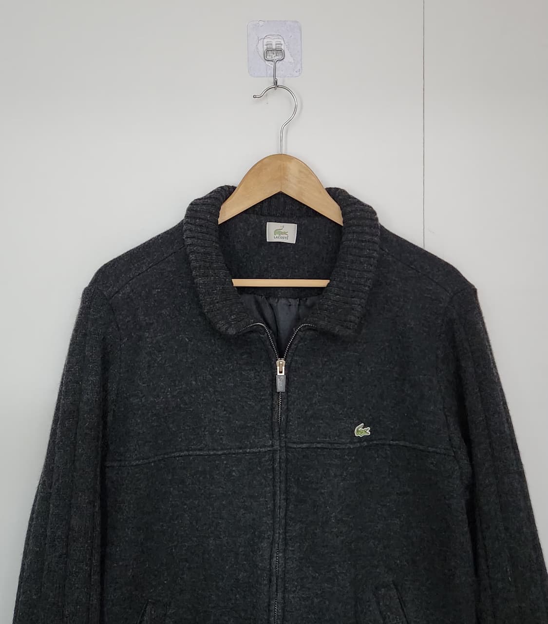 라코스테 모직자켓 블루종 110 XXL 상품이미지7