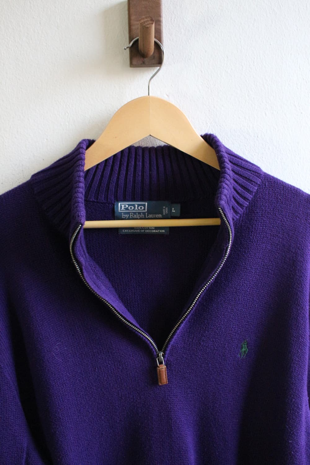 폴로 1/4 집업 니트 상품이미지6