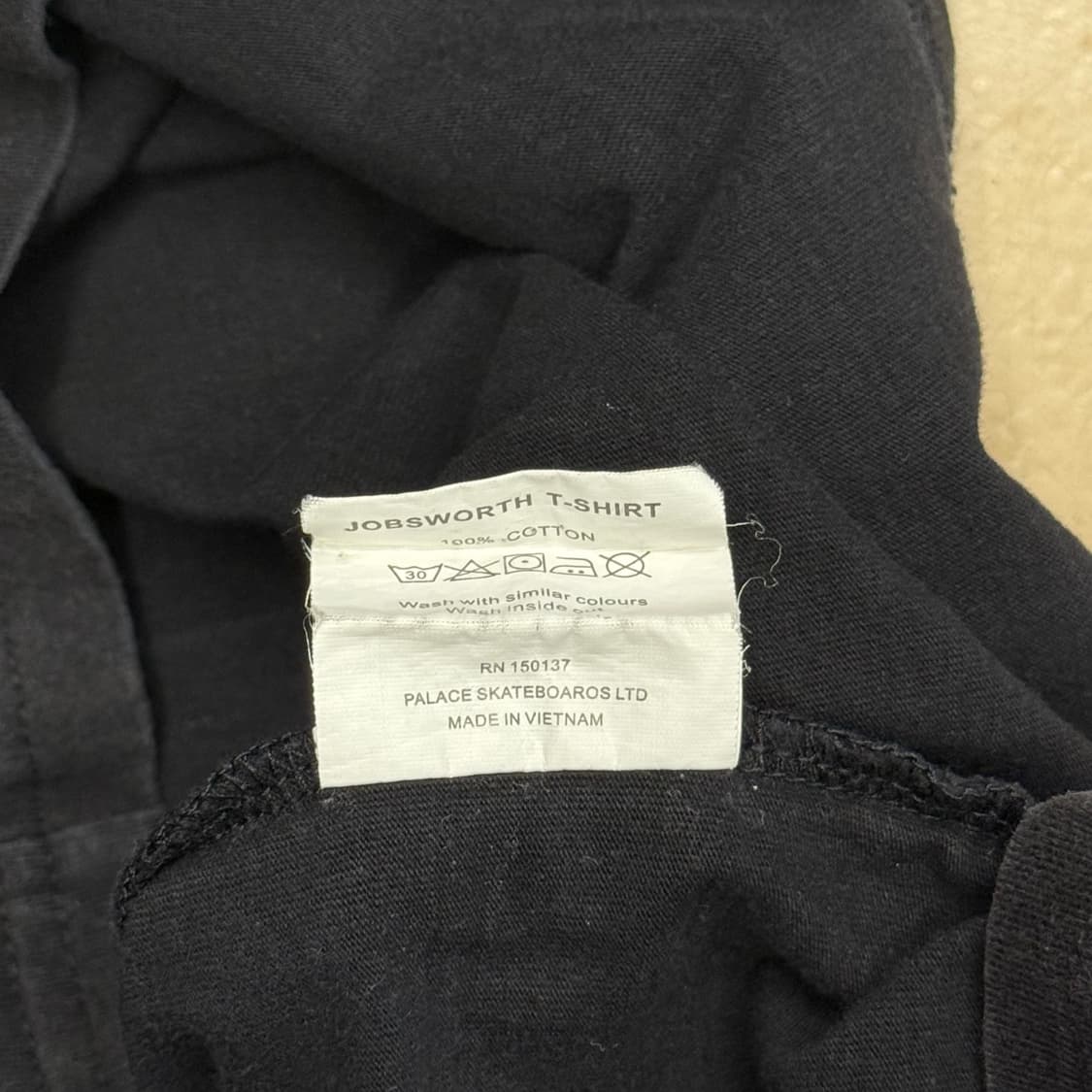 XL 팔라스 19ss 블랙 반팔 티셔츠 상품이미지5