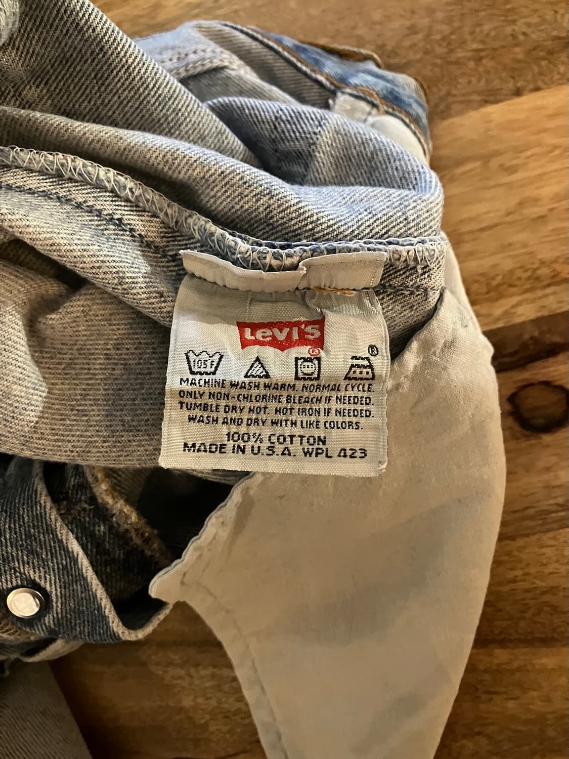 90s USA 빈티지 리바이스 501 데님 팬츠 상품이미지9