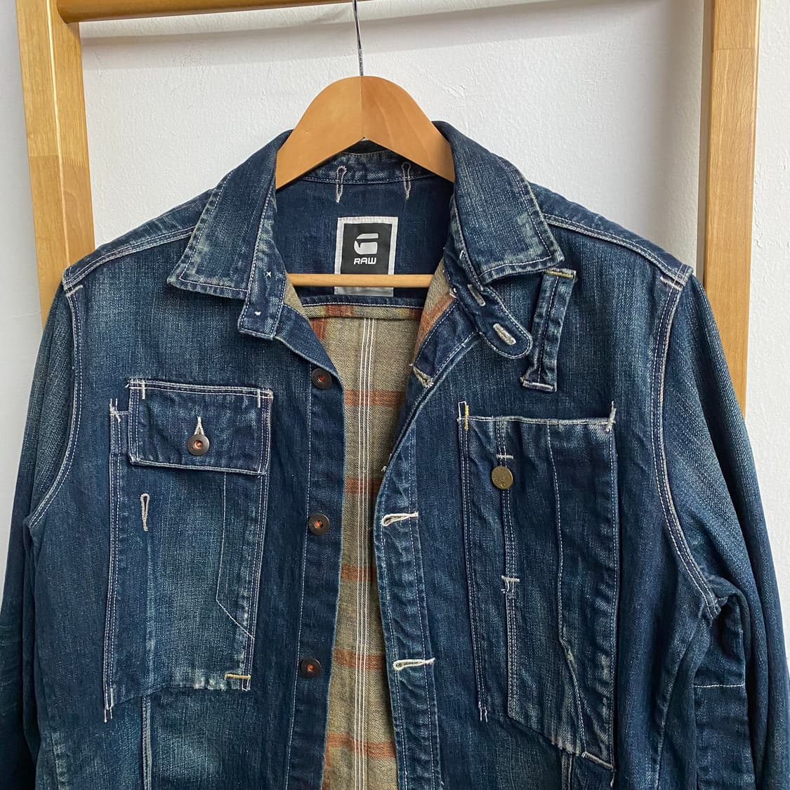 XL 지스타로우 데님 자켓 상품이미지2
