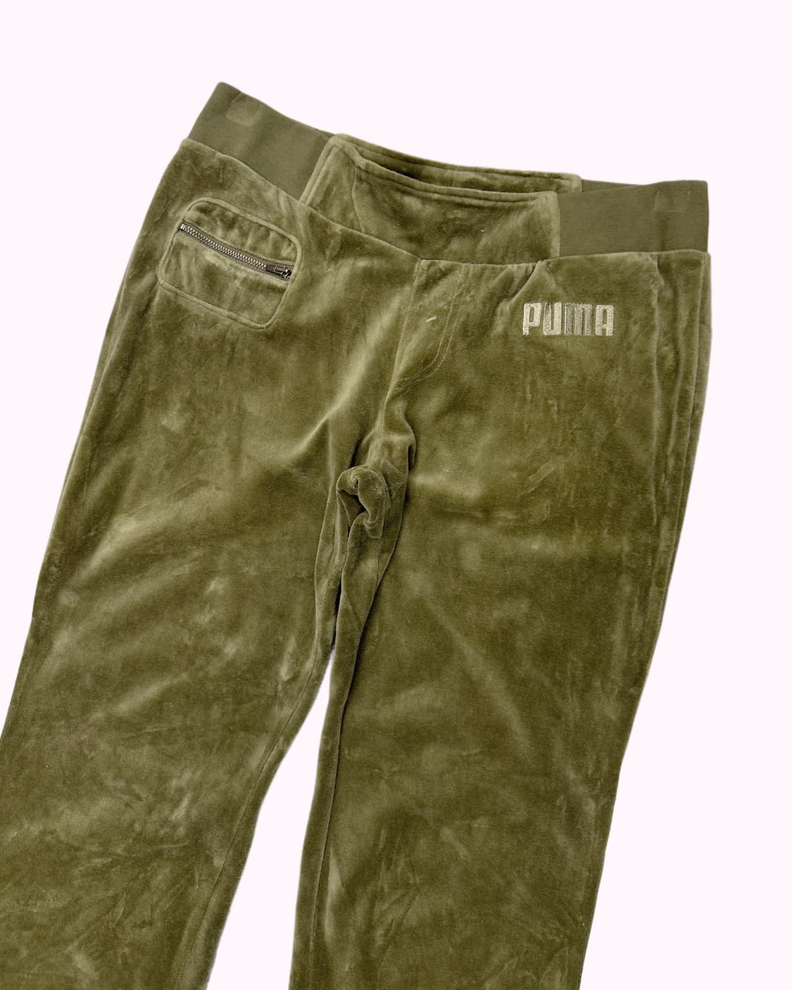 khaki velvet low-rise training pants 상품이미지3