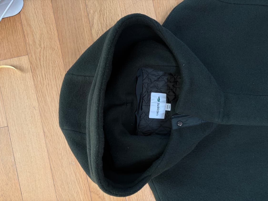 라코스테 후드 울 코트 상품이미지3