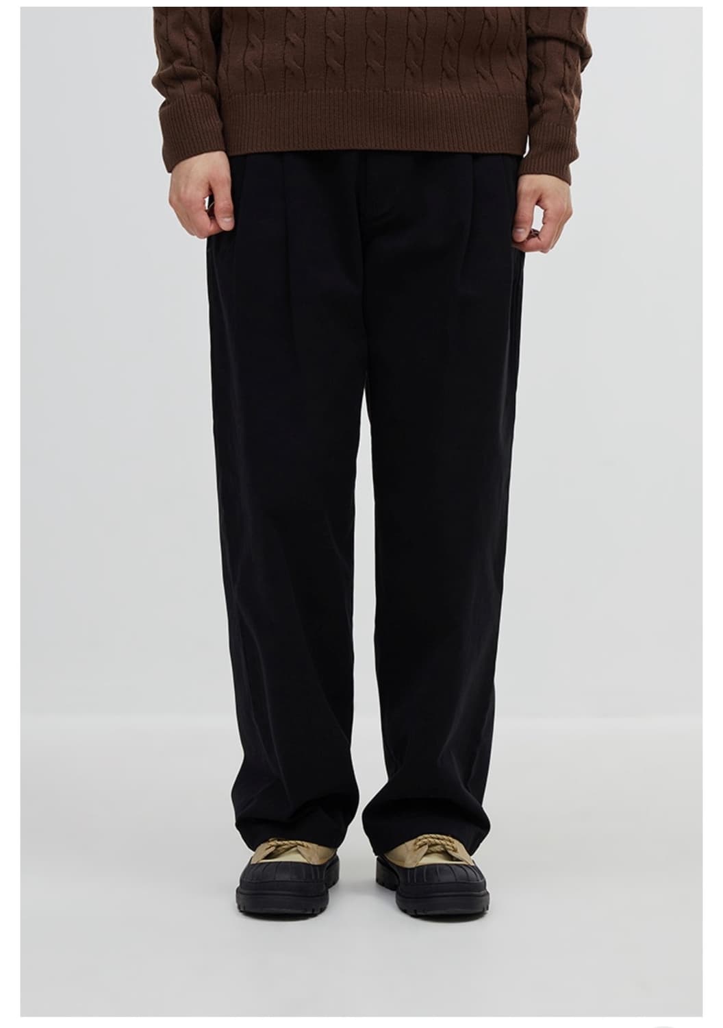 스파오 투턱 와이드 치노팬츠 S 4컬러일괄 상품이미지3