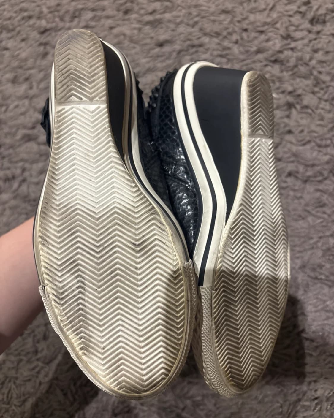 ASH 웨지힐 가죽 앵클 부츠 상품이미지4