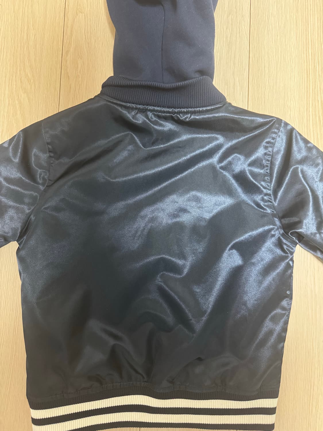 Kith 키스 키즈 네이비 후드 바시티 자켓 상품이미지2