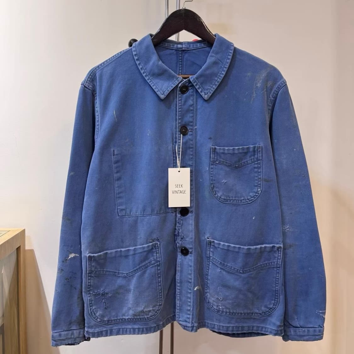 50s-60s 프렌치 워크자켓 (프랑스군 공발 오리지널) 상품이미지1