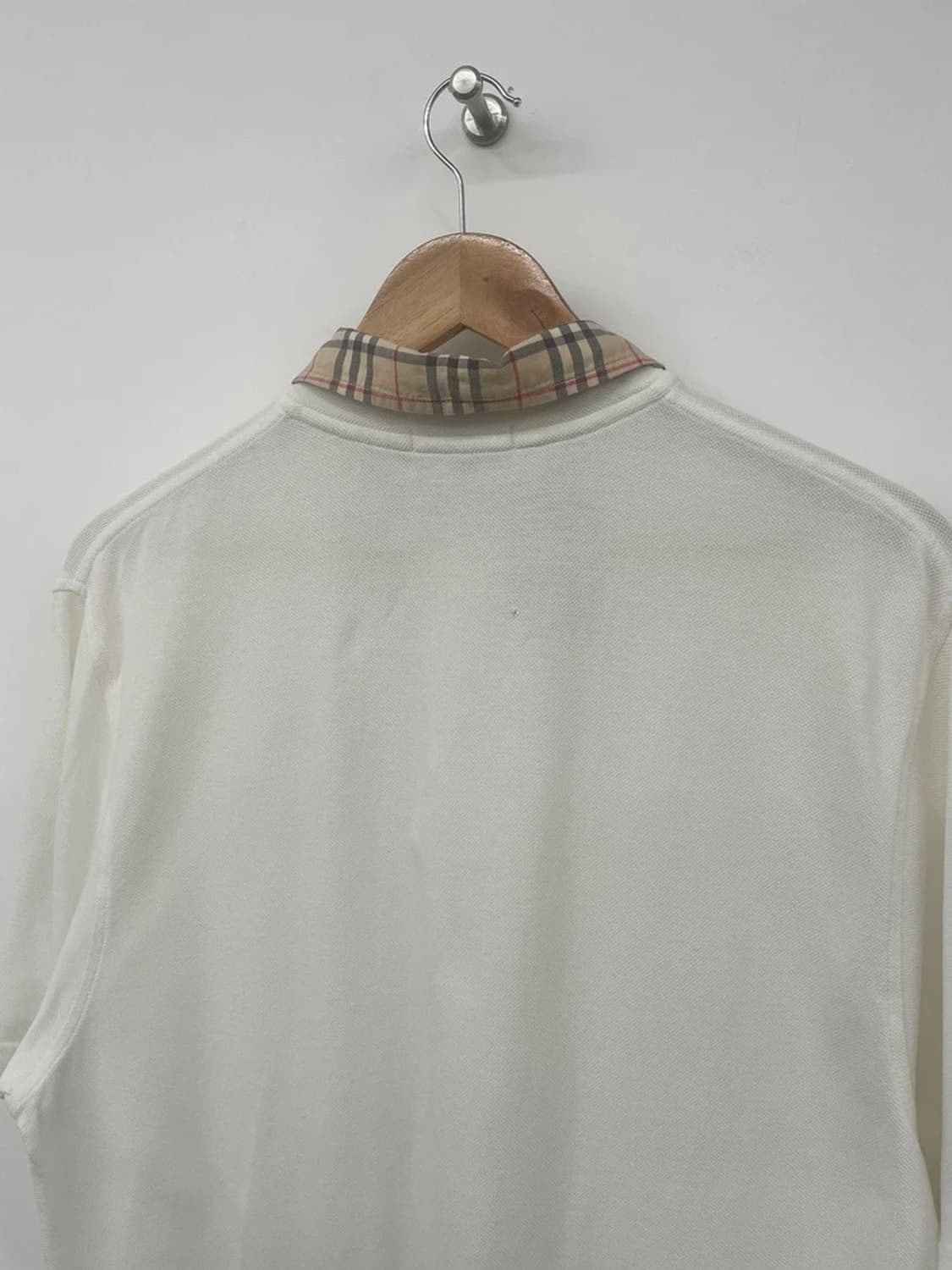 버버리 00's 노바 체크 카라 반팔 티셔츠 PN9863 상품이미지4