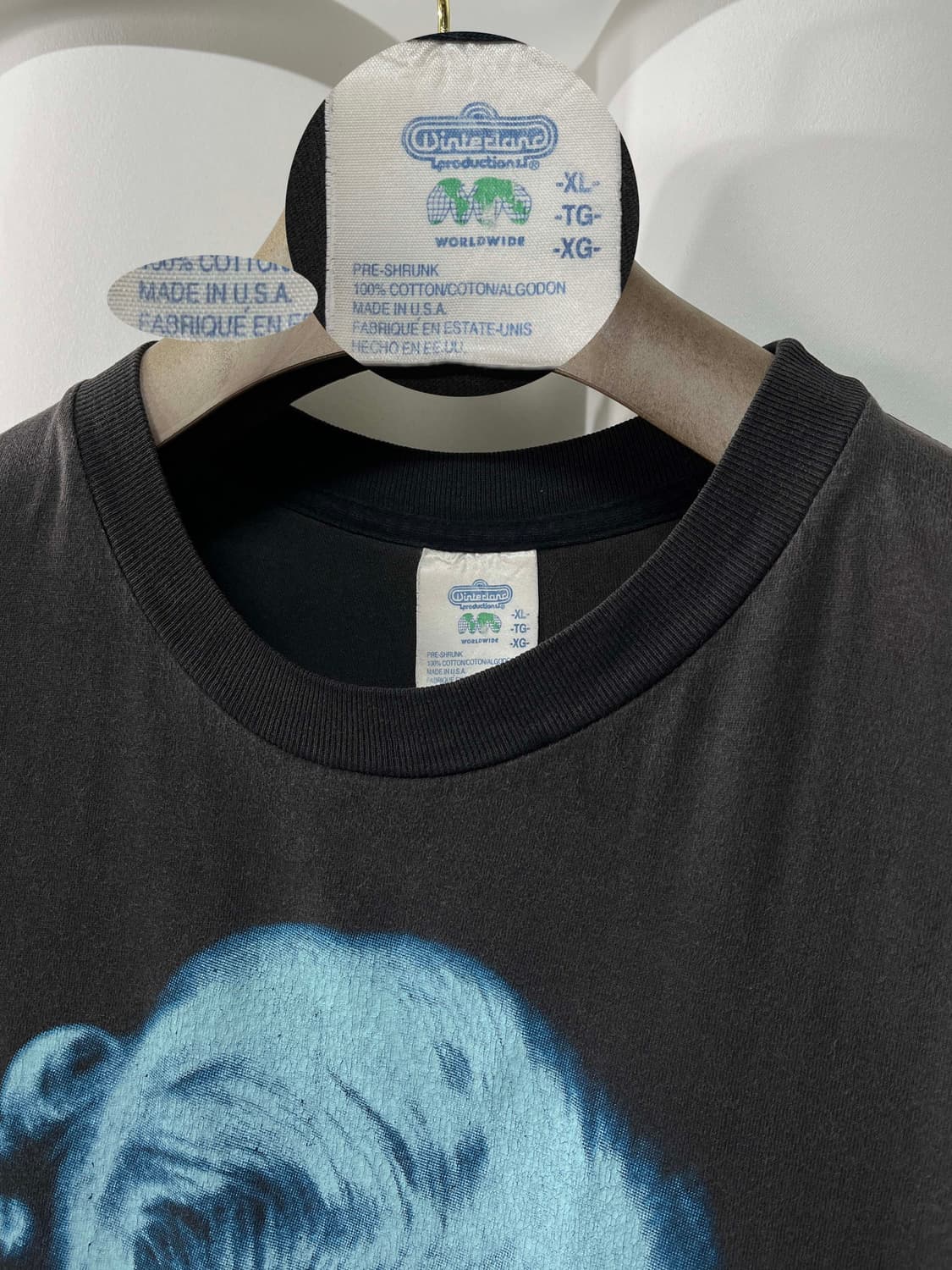 1994's 마를린먼로 페이스 크랙 페이딩 빈티지 티셔츠 상품이미지3