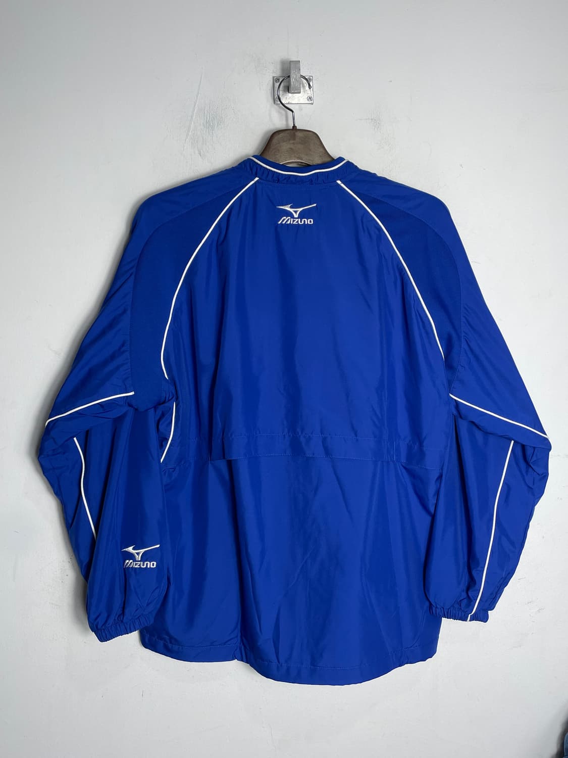미즈노 블루 하프집업 바람막이 상품이미지2