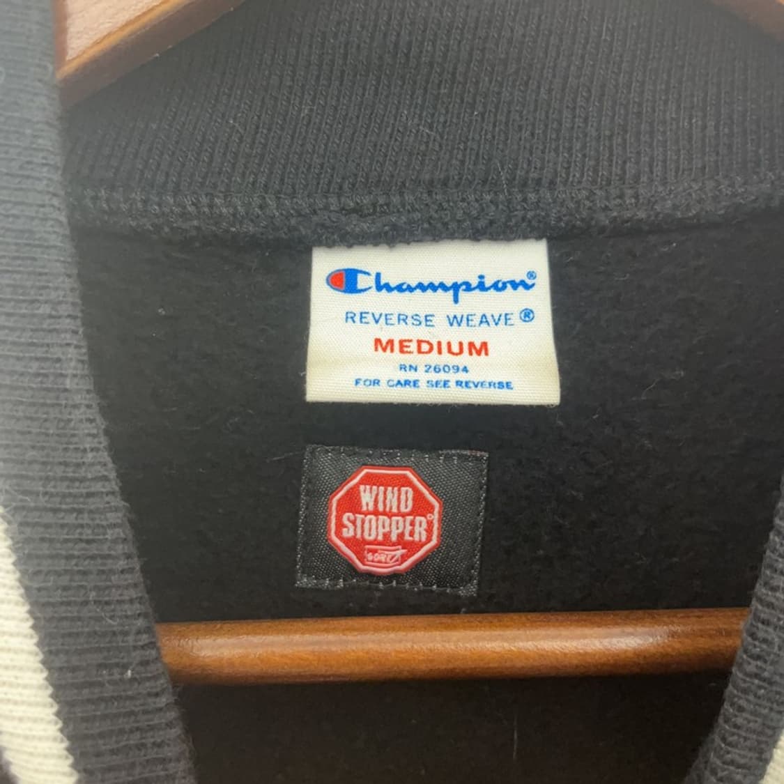 챔피온 리버스위브 베이직 윈드스토퍼 바시티 자켓 M C06800 상품이미지5