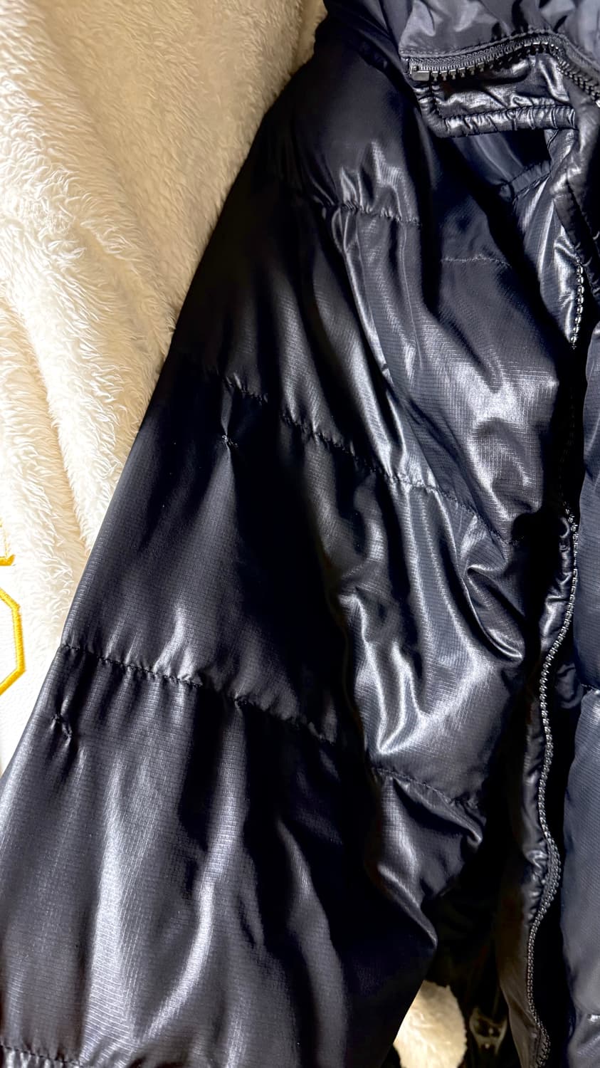 세탁0) 노스페이스 패딩 1996 700 에코 눕시 레트로 블랙 90 M 상품이미지3