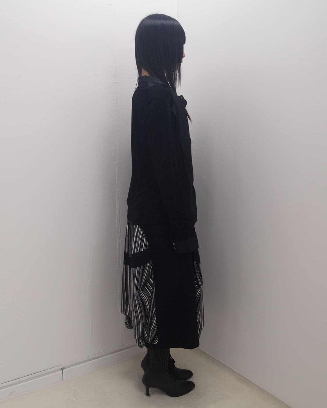 Thin layered jacket stud button blouse 상품이미지4