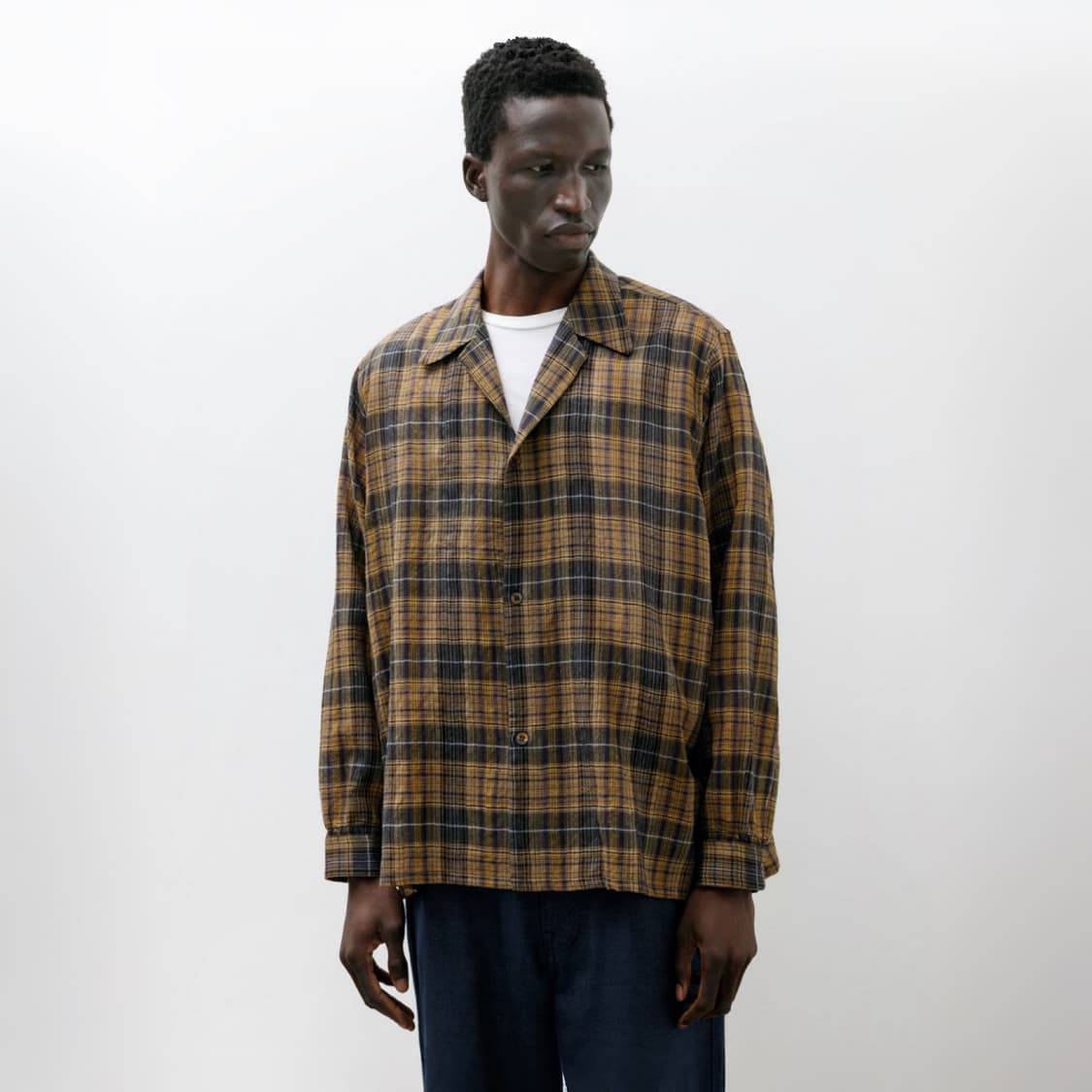 26ss THOM OPEN-COLLAR SHIRT 상품이미지1